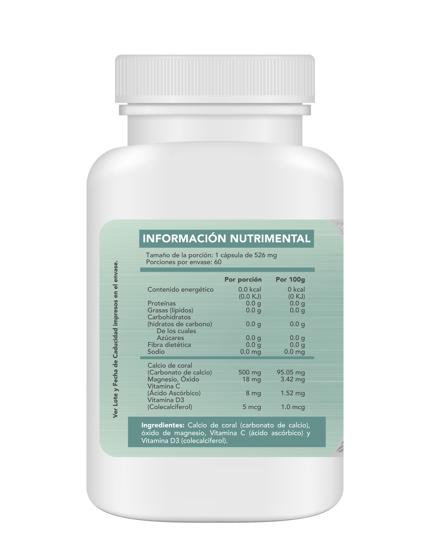 Calcio de Coral fórmula