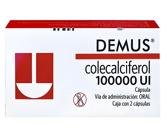 DEMUS colecalciferol 100 mil UI, 2 cap