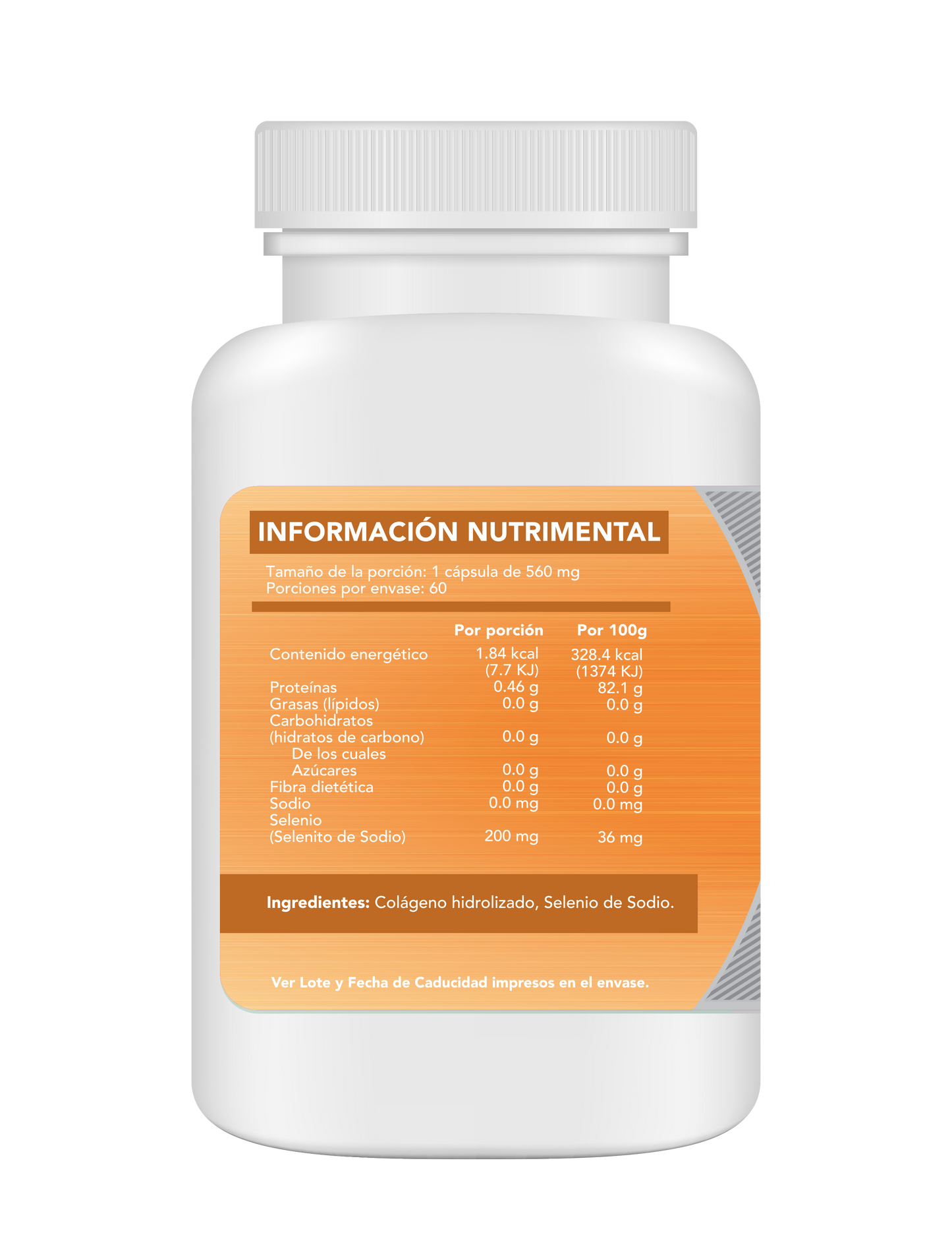 Selenio, suplemento alimenticio